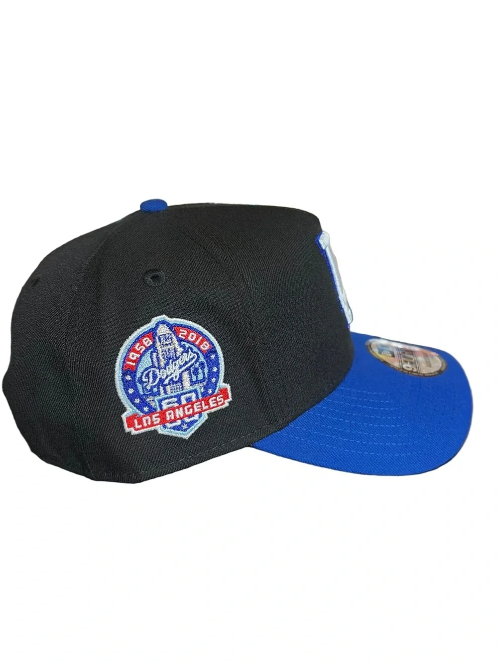 New Era Los Angeles Dodgers 9FORTY A-Frame 60th Anniversary Side Patch Snapback
